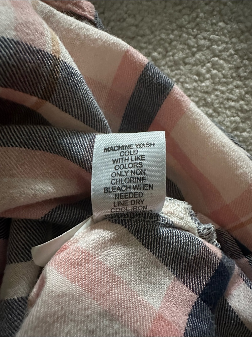 Pink and Black Plaid Button-Down Shirt - Picture 5 of 5